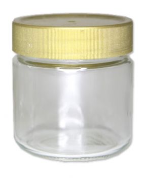Neutrale Honiggläser 250 g mit Deckel