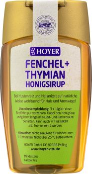 Fenchel + Thymian Honigsirup