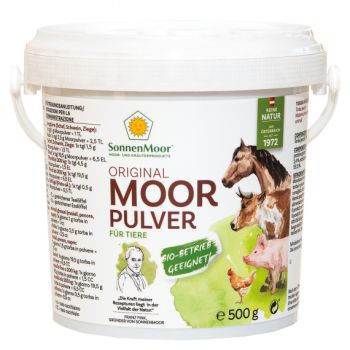 Moor Pulver für Tiere 500g