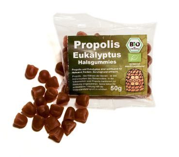 BIO Propolis Eukalyptus Halsgummies - 50 g