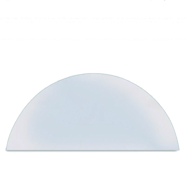 Deckelhälfte aus Plexiglas - Scheibe mit Schiene