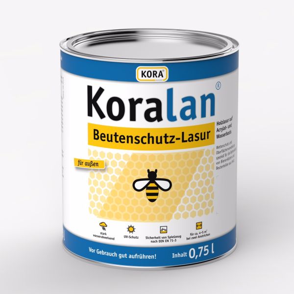 Koralan Beutenschutz Lasur - tannengrün - 750ml