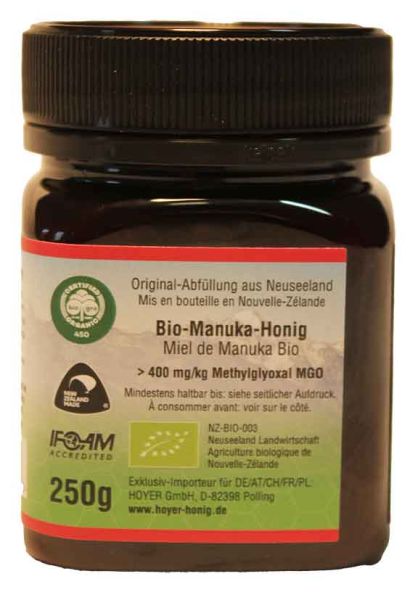 BIO Manuka Honig MG 400+  - 250 g